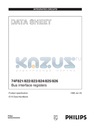 I74F823N datasheet - Bus interface registers