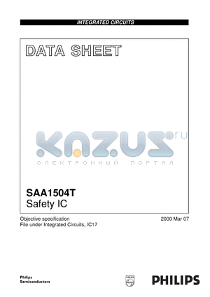 SAA1504T/N1 datasheet - Safety IC