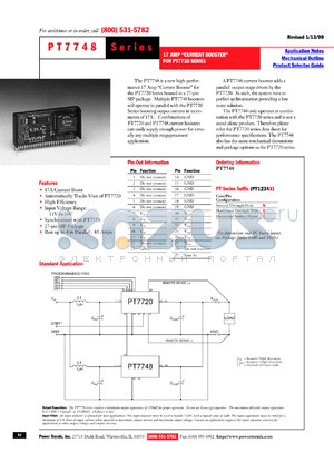 PT7748A datasheet - 17AMP 