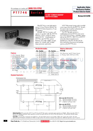 PT7746C datasheet - 32AMP 