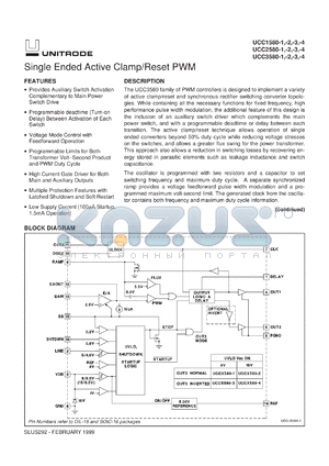 UCC3580Q-4 datasheet - SINGLE-ENDED ACTIVE CLAMP/RESET PWM