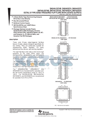 JM38510/37104BRA datasheet - OCTAL D-TYPE EDGE-TRIGGERED FLIP-FLOPS WITH 3-STATE OUTPUTS