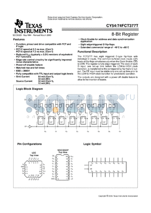 5962-9221903M2A datasheet - OCTAL D-TYPE FLIP-FLOPS WITH ENABLE