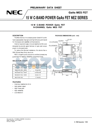 NEZ4450-3 datasheet - GaAs FET