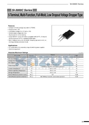 SI-3033CA datasheet - Linear Regulator IC