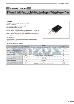 SI-3050CA datasheet - Linear Regulator IC