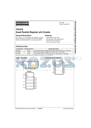 74F379SJX datasheet - Quad Parallel Register with Enable