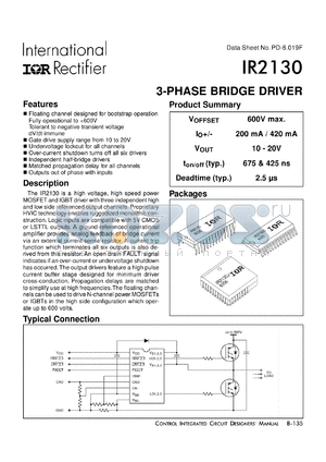 IR2110L6 datasheet - High and low side driver