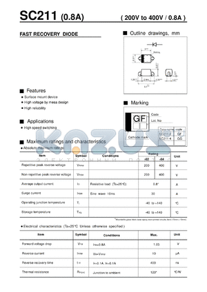 SC211-4 datasheet - Fast recovery diode