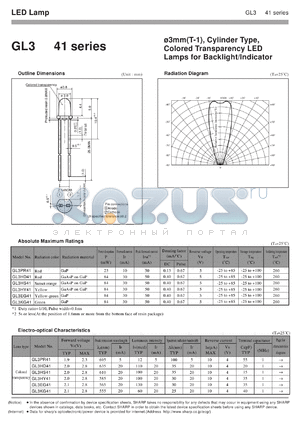 GL3HS41 datasheet - LED lamp