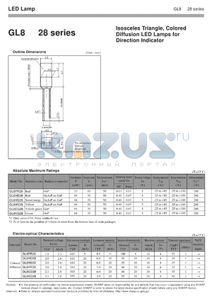 GL8HS28 datasheet - LED lamp