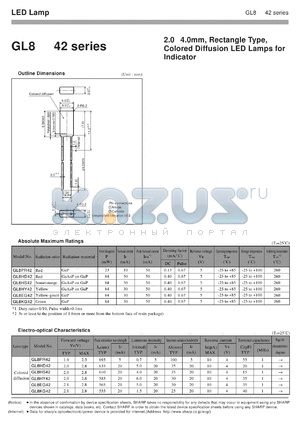 GL8HS42 datasheet - LED lamp