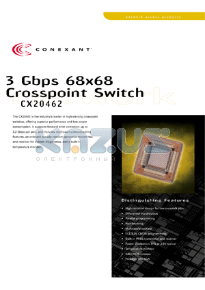 CX20462 datasheet - Crosspoint switch