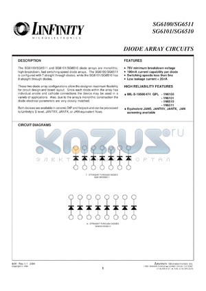 1N6510F datasheet - Diode Array