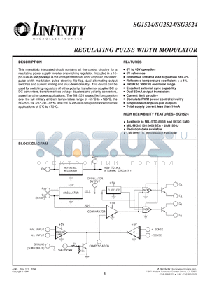 1524J datasheet - Voltage Mode PWMs