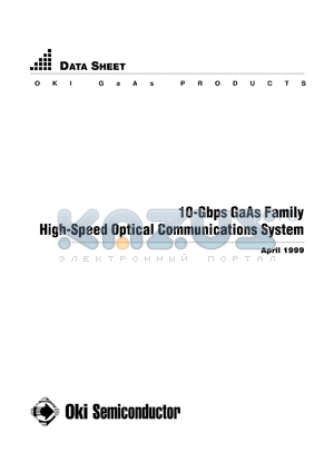 KGL4202 datasheet - 10-GHz 1:8 demultiplexer