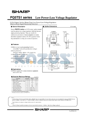 PQ5TS1B datasheet - Low power-loss voltage regulator