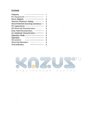 S-22S10I10 datasheet - Parallel non-volatile RAM