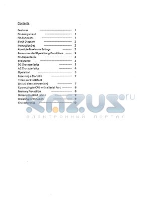 S-29U194A-FS datasheet - CMOS serial E2PROM