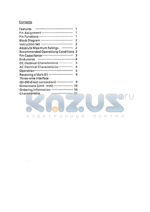 S-29U220A-FS datasheet - CMOS serial E2PROM