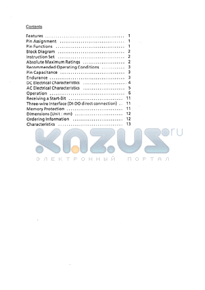 S-29U131A-FS datasheet - CMOS serial E2PROM