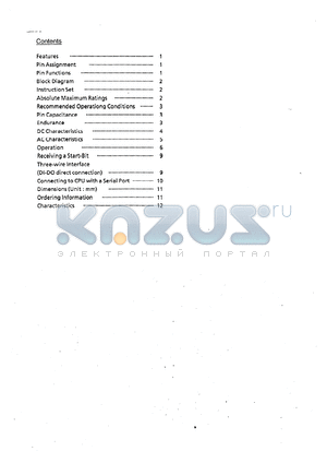 S-29190A-DP datasheet - CMOS serial E2PROM