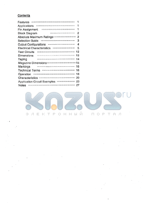 S-8052HNM-CR-X datasheet - Voltage detector