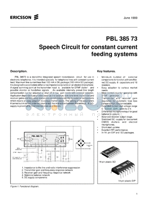 PBL38573/1NS datasheet - High circuit for constant current feeding systems