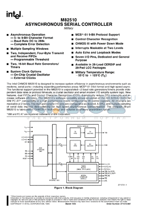 MDP82510 datasheet - High performance 16-bit DMA controller with integrated system support peripherals