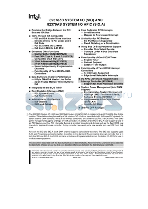 SB82379AB datasheet - System I/O APIC (SIO.A)