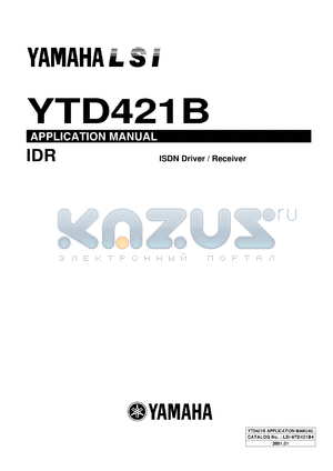YTD421B-E datasheet - ISDN driver/receiver