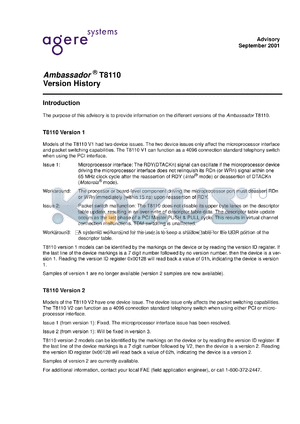 T8110-BAL-DB datasheet - PCI_based H.100/H110 switch and packet payload engine.