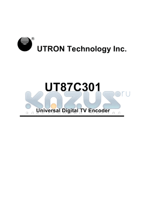 UT87C301QC datasheet - Universal digital TV encoder