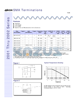 2002-6113-00 datasheet - DC-18 GHz,  SMA termination