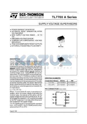 TL7705ACP-A datasheet - Voltage output 5 V