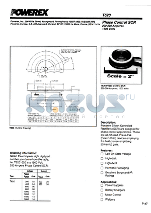 T620042004DN datasheet - 400V, 200A phase control single thyristor