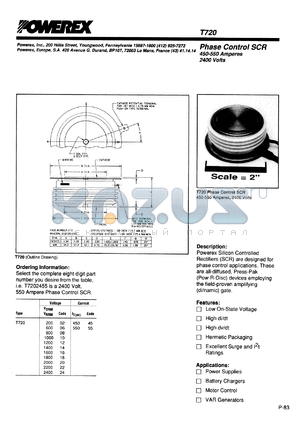 T720044504DN datasheet - 400V, 450A phase control single thyristor