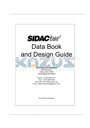 P2300EA datasheet - 190 V, sidactor device