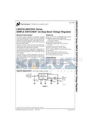 LM2576-ADJMDC datasheet - SIMPLE SWITCHER 3A Step-Down Voltage Regulator
