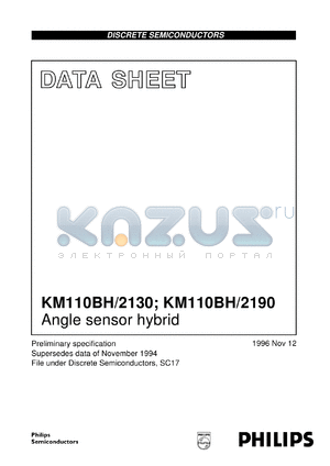 KM110BH/2190 datasheet - Angle sensor hybrid.