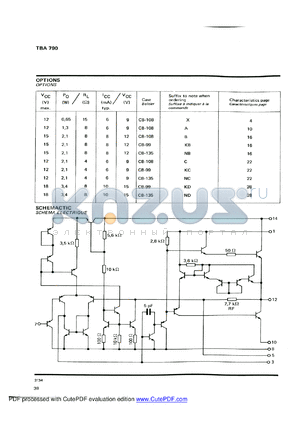 TBA790LC datasheet - Single-Channel Audio Power-Output Amplifier