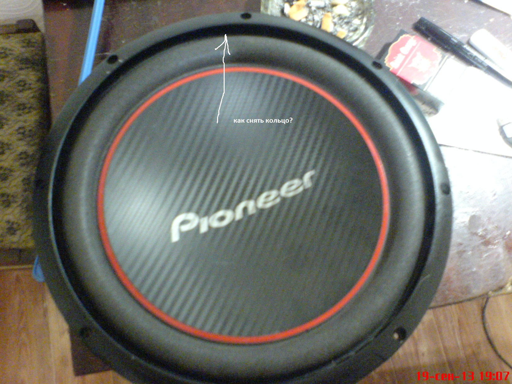 Сабвуфер Pioneer TS-W304R + короб зя