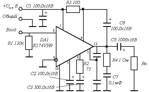  K174UN9 application scheme 