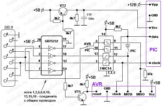 Re: Программатор для AVR своими руками - ATmega AVR - Киберфорум